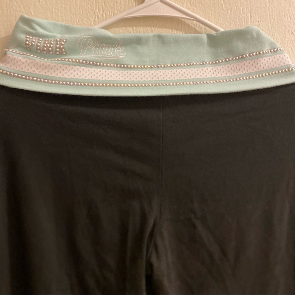 Pink Victoria’s Secret Yoga leggings bling